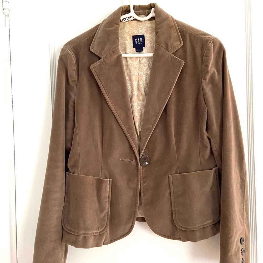 Vintage velvet Gap blazer